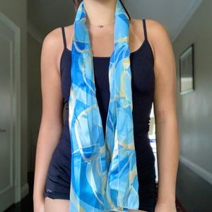 Blue scarf
